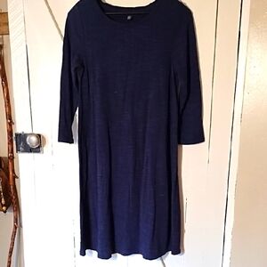 Hilary Radley Elegant Navy Blue Women's Dress Size Small In VGC.